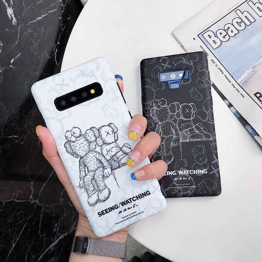 ギャラクシーs8 s8plus ジャケットケース kaws