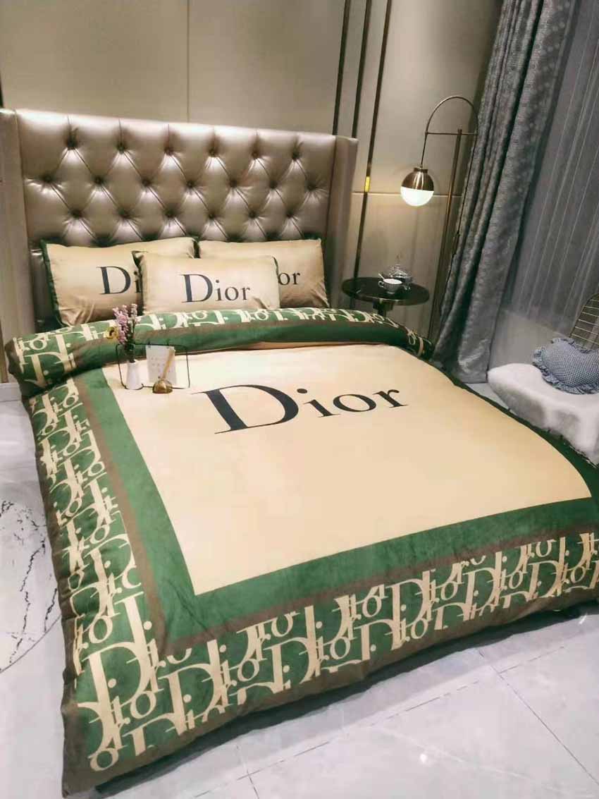 ディオール 寝具ベッドカバー 4点セット DIOR 布団カバーセット