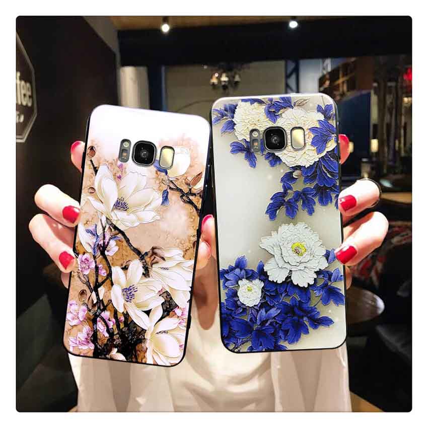 Galaxy S8 Plus花柄ケース おしゃれ