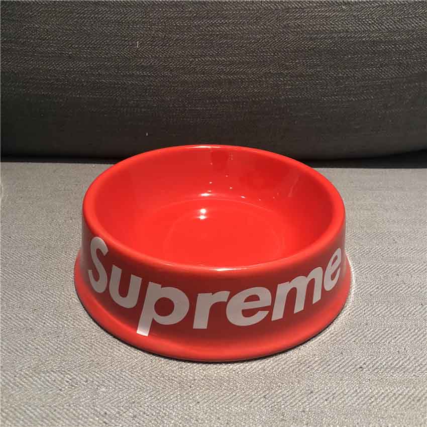 シュプリーム 犬猫 食器 フードボウル 陶磁器 Supreme ペット フード ...