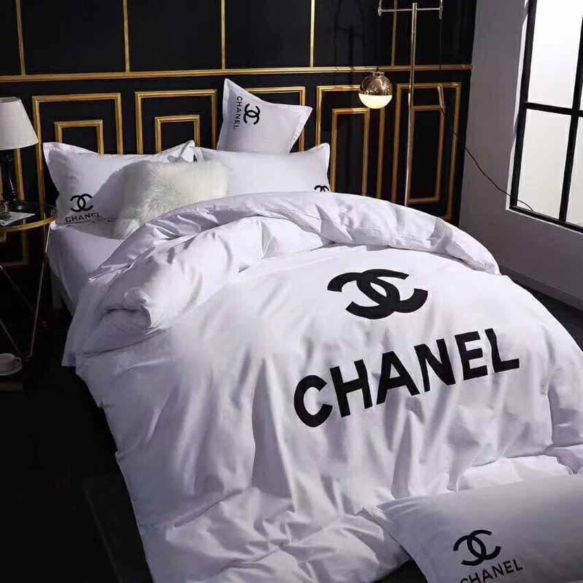 CHANEL 掛け布団カバー ベッドシーツ