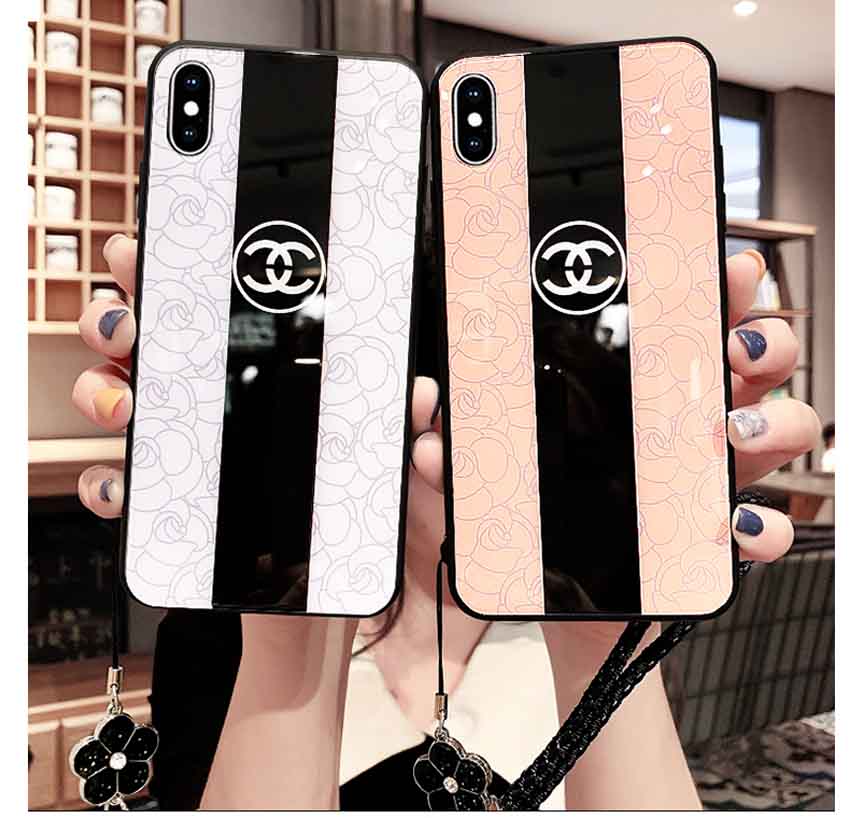 背面ガラス iPhone11/XRカバー CHANEL