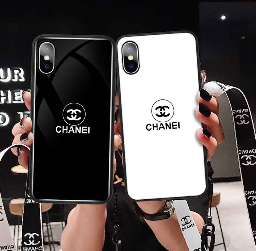 ガラス背面 iPhone11/XSカバー CHANEL