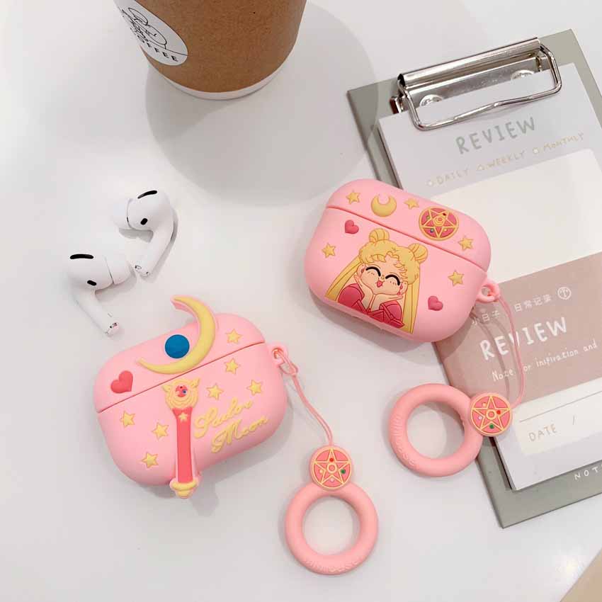 かわいい AirPods 1/23用ケース セーラームーン