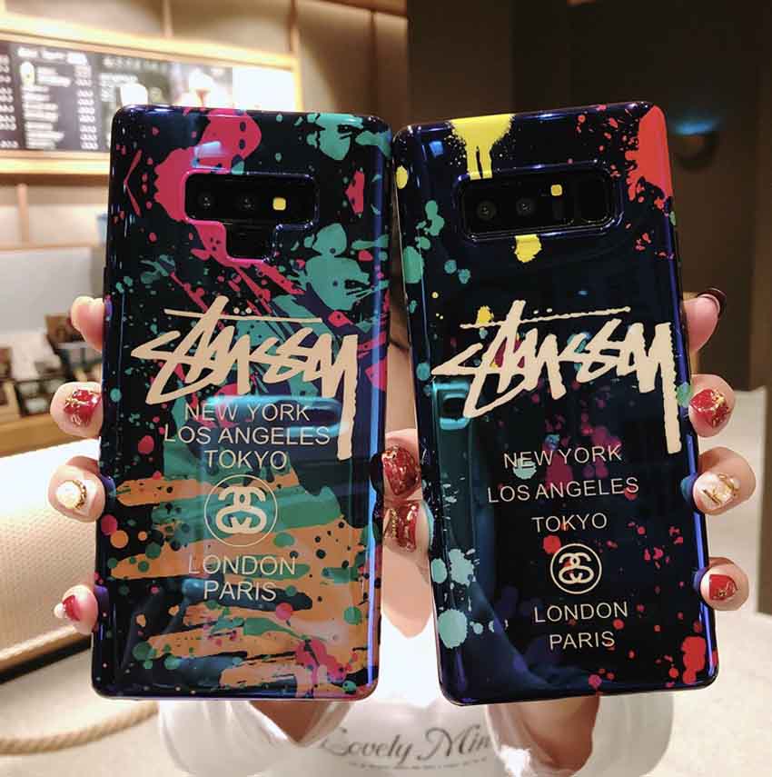 STUSSY ギャラクシーnote8/9カバー おしゃれ