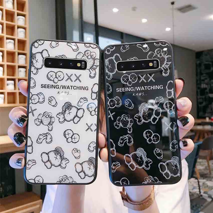 ガラス背面 KAWS Galaxy S10ケース