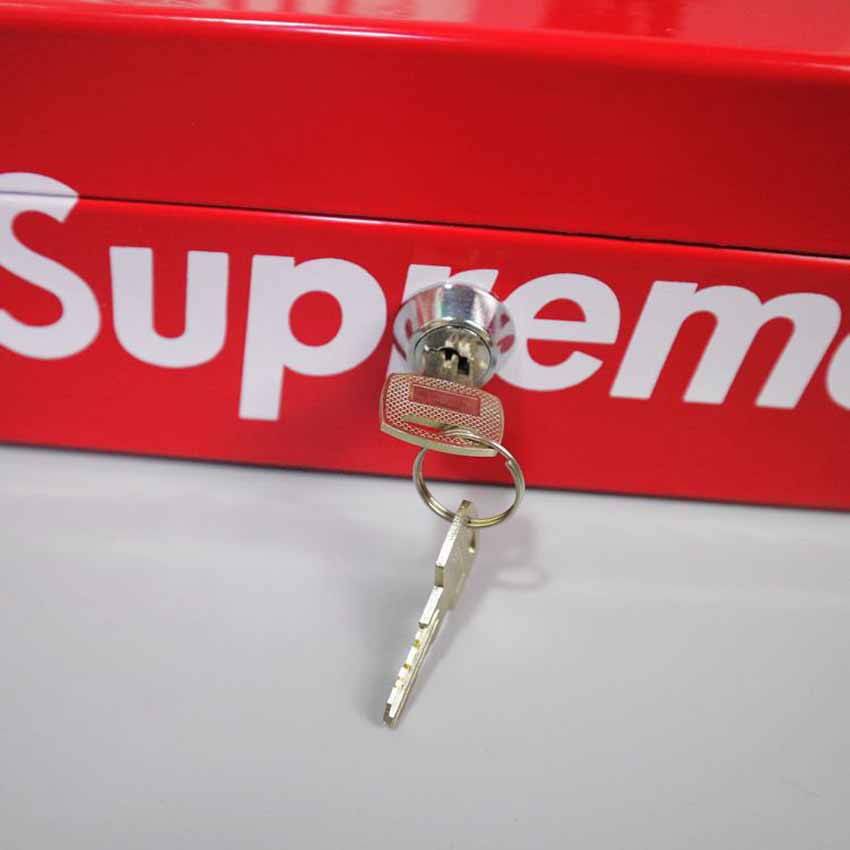 Supreme 収納箱 カギ付き