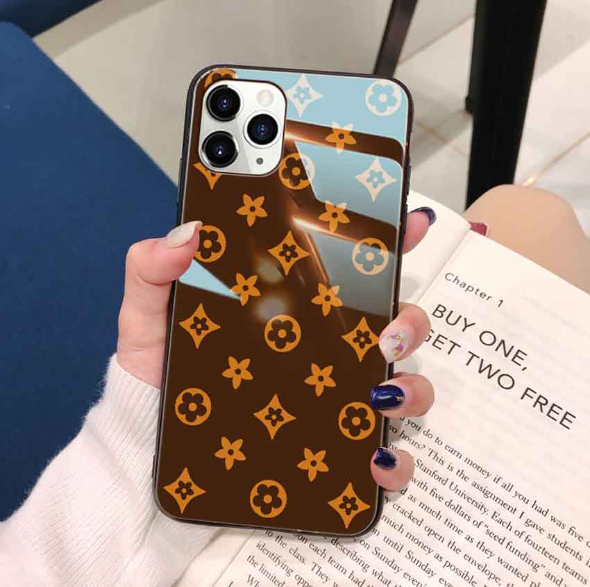 ガラス背面 LV iPHONExrケース