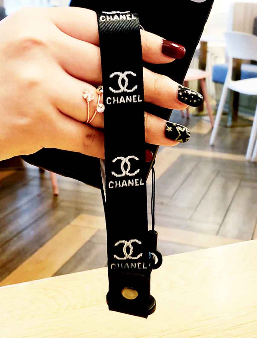 おしゃれ ストラップ飾り Chanel