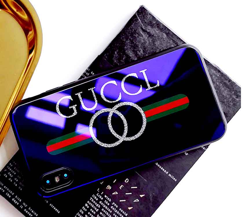 ガラス背面 iPhoneXS/XRカバー gucci