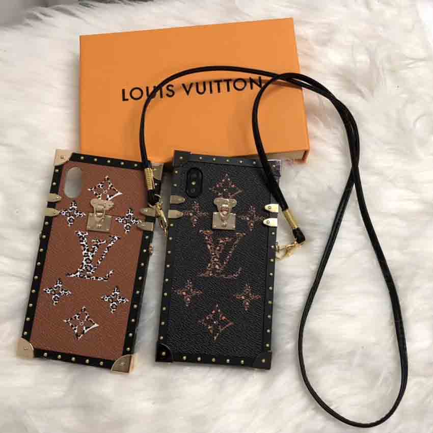 トランク型 アイフォンXR ケース Louis Vuitton