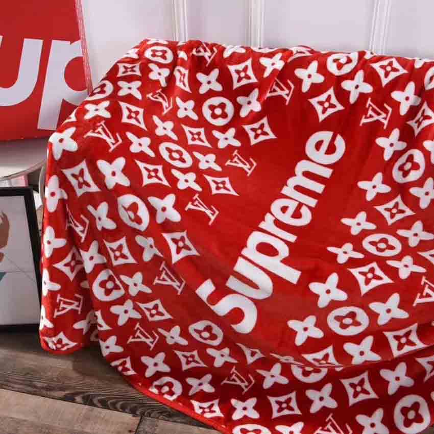 Louis Vuitton✕Supreme 毛布