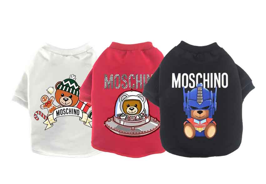 Moschino ペットの服 可愛い