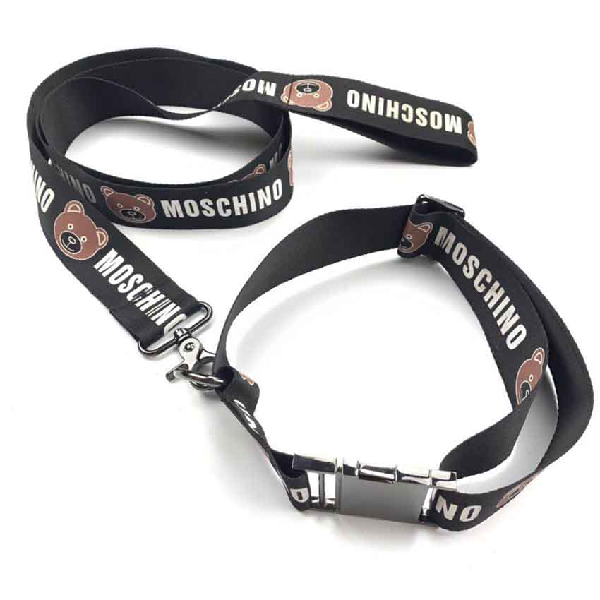 モスキーノ リード 首輪 ハーネスセット 3点 高品質 Moschino ペット 