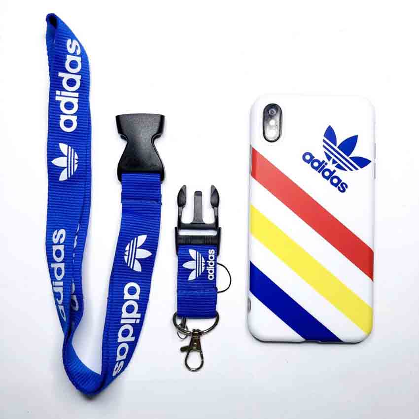 Adidas iphoneXsMaxスマホケース プリント