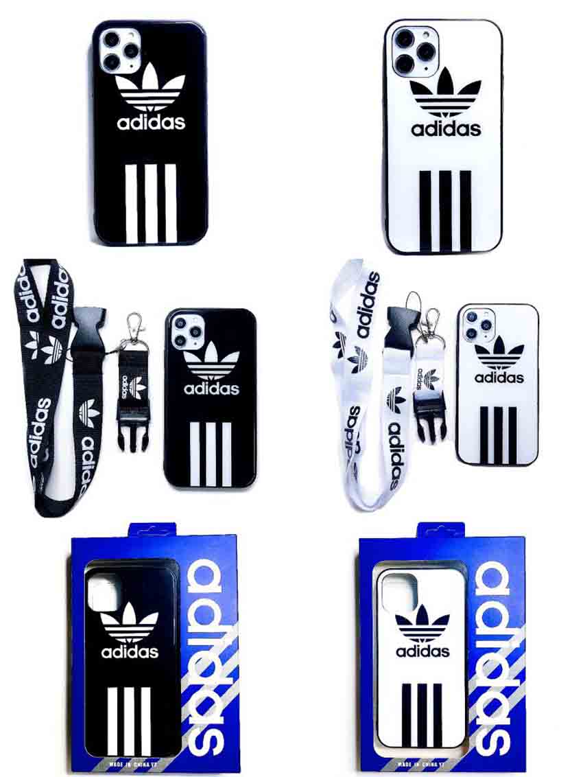 アイフォン xsマックスかばー Adidas プリント柄