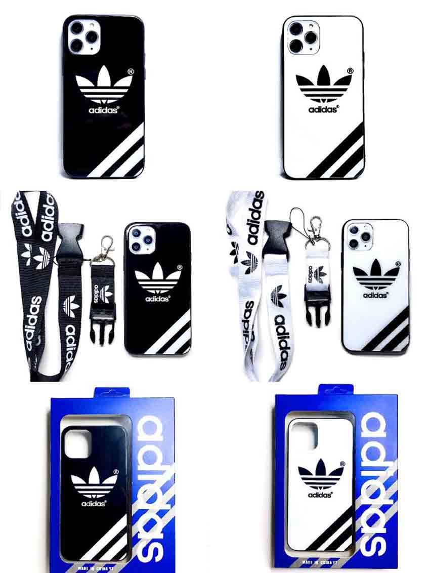 アイフォン xsマックスかばー Adidas プリント柄