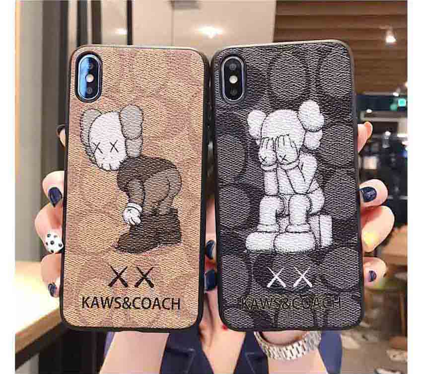 コーチ&kaws アイフォーンxs マックスケース