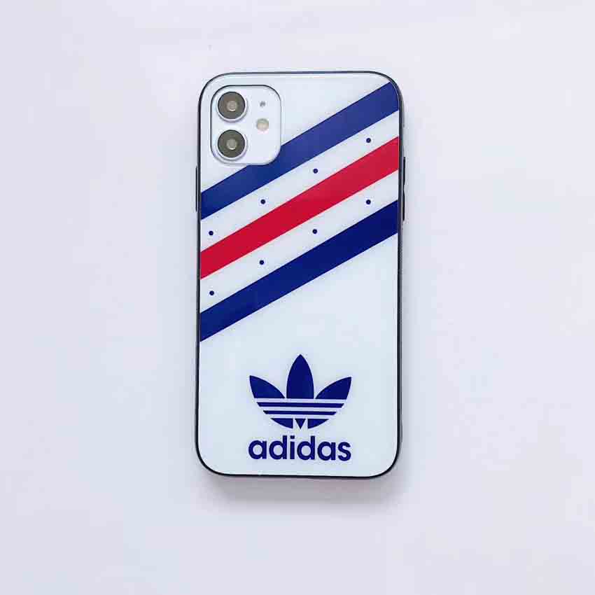 背面ガラス iPHONE11pro maxケース adidas