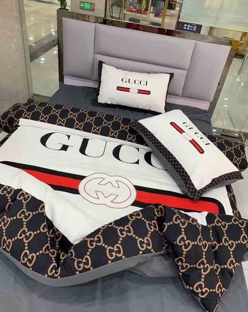 布団カバーセット 4点 ボックスロゴ GUCCI