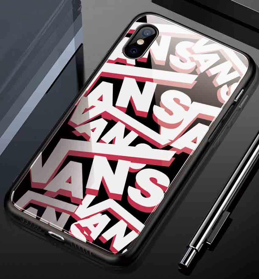 iphone8plusけーす vans プリント柄