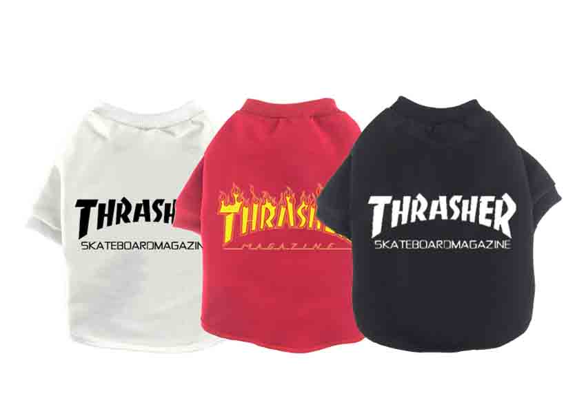 犬ティーシャツ THRASHER