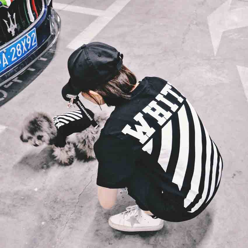 ペットと親子服 小型犬 offwhite