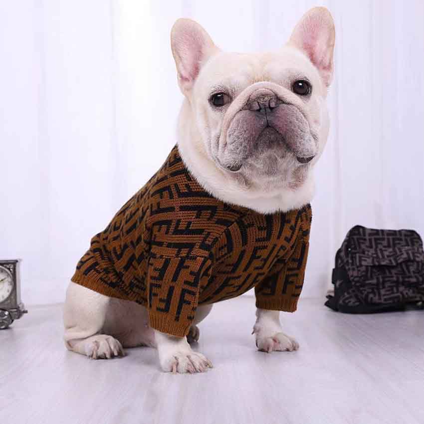 ニットセーター 犬 FENDI