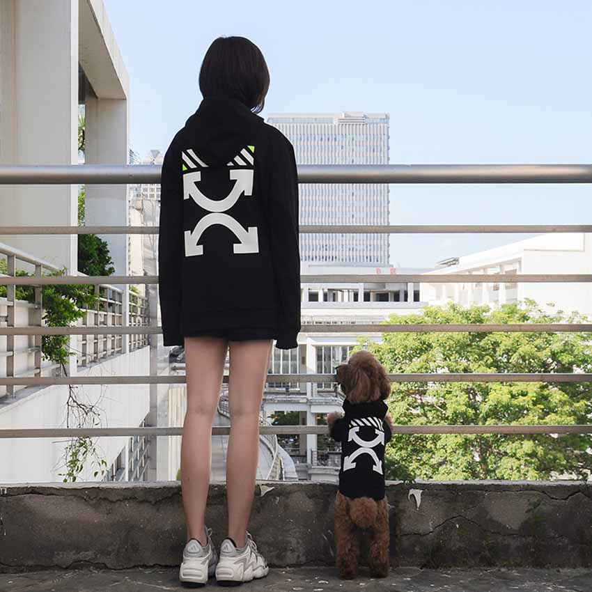 ペットとペアルック 犬服 ストリート系