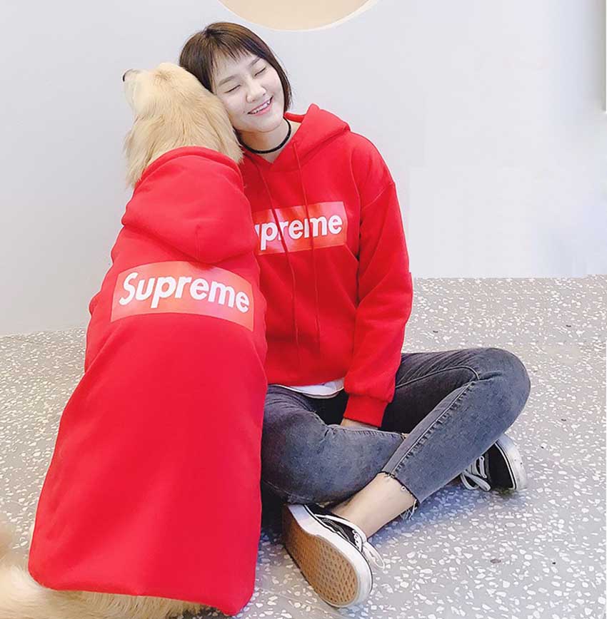 Supreme お飼い主とのペアルック