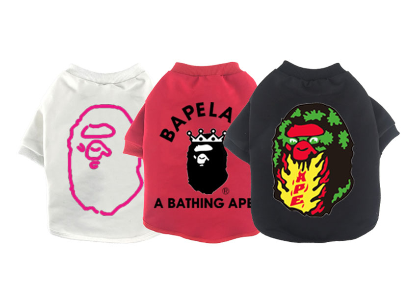 Bape ペットウェア tシャツ