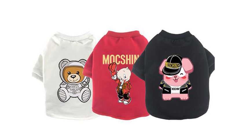 かわいい ペットウェア Moschino