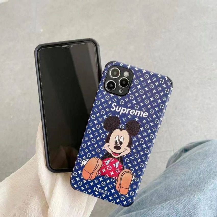 IPHONE12 PROレザーケース LV Supreme