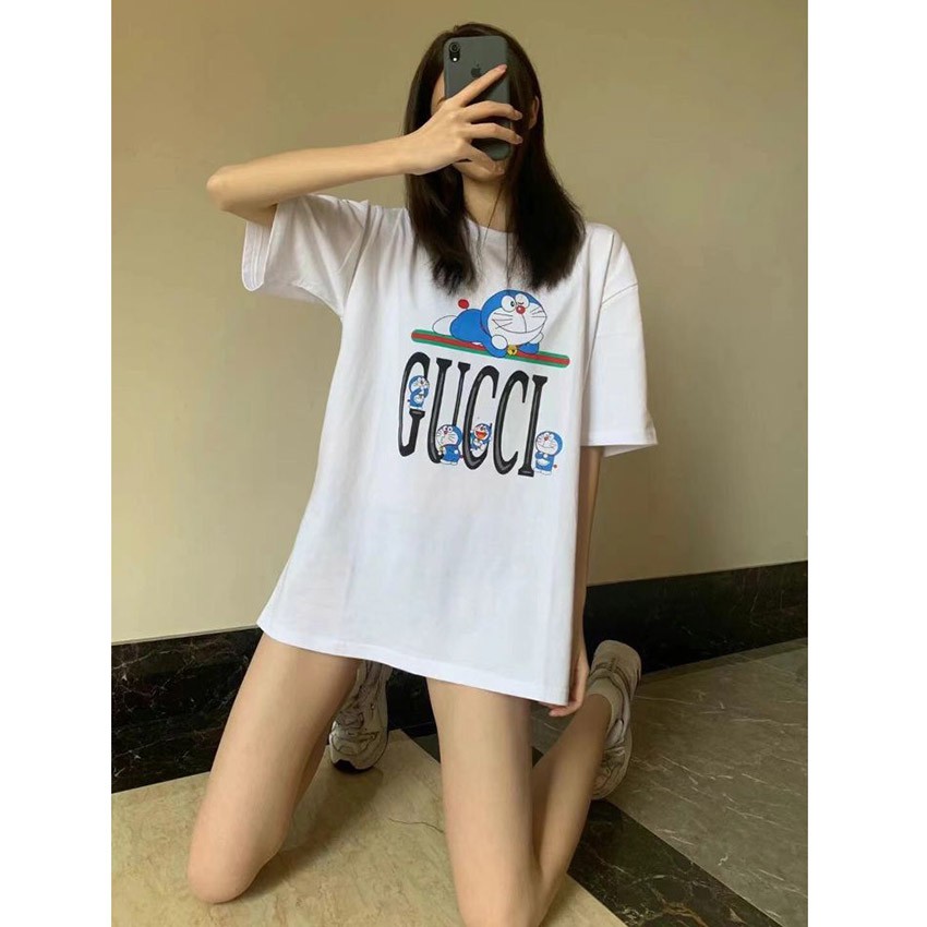 GUCCIⅹドラえもん レディースＴシャツ