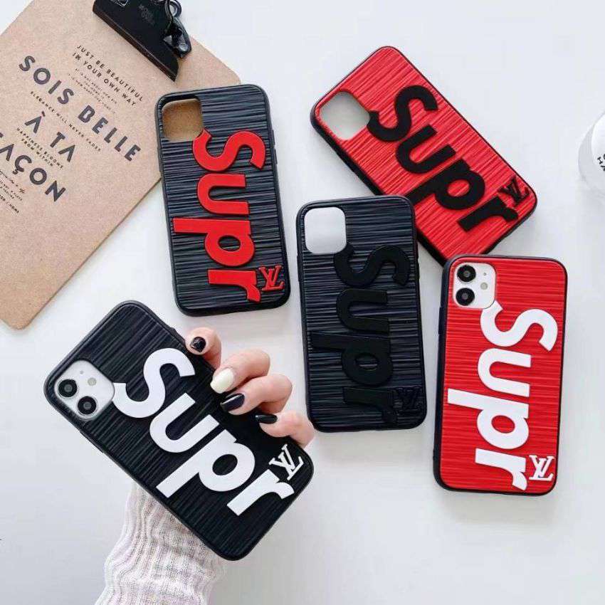 iphone12 proケース supreme&lv