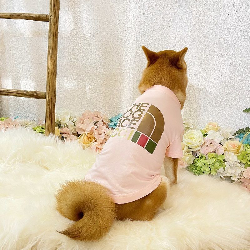 犬のtシャツ おしゃれ グッチⅹノースフェイス