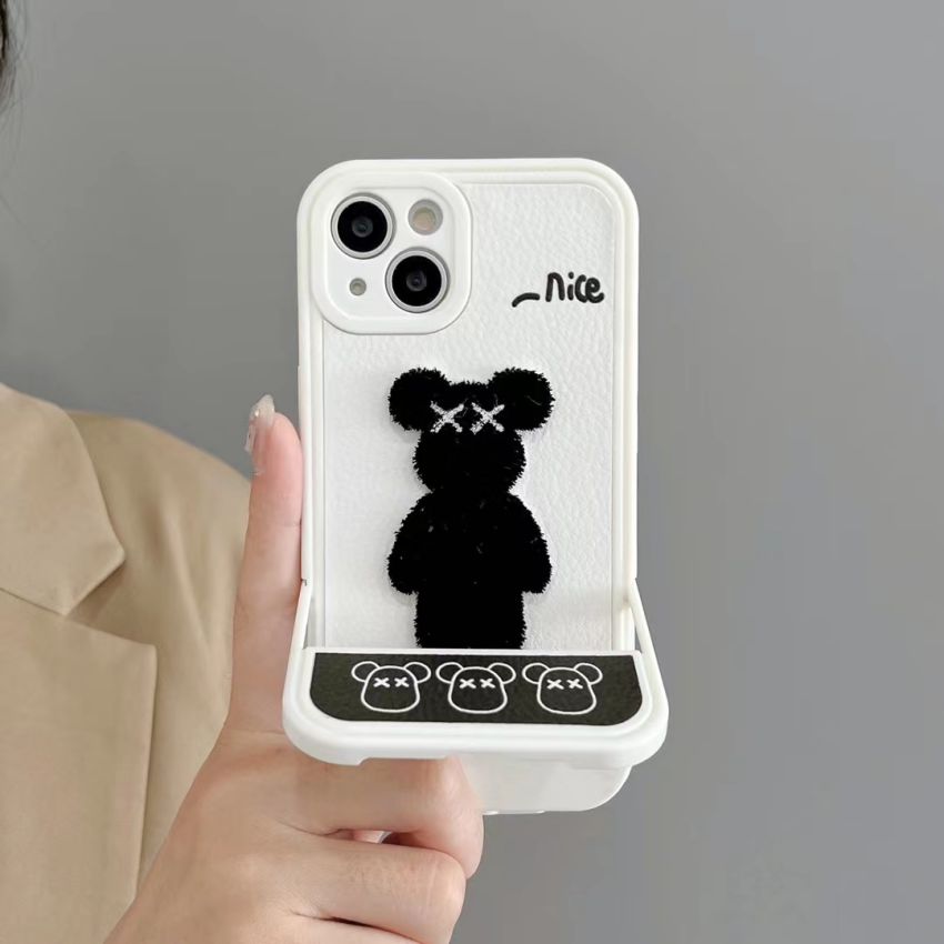 iphone13 12promaxカバー kaws 支え付き