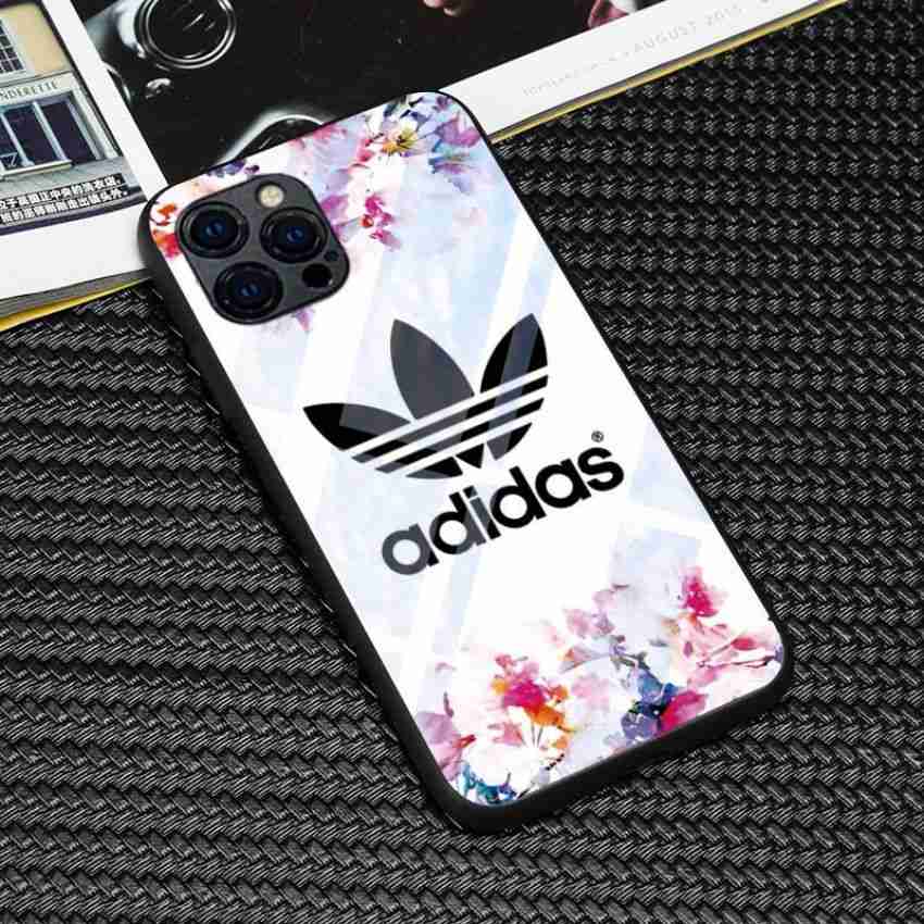 アイフォン13 13プロケース adidas ガラス背面 iphone13mini 12mini