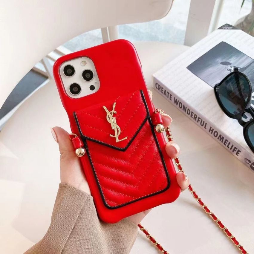 YSL iphone8plus財布付きケース