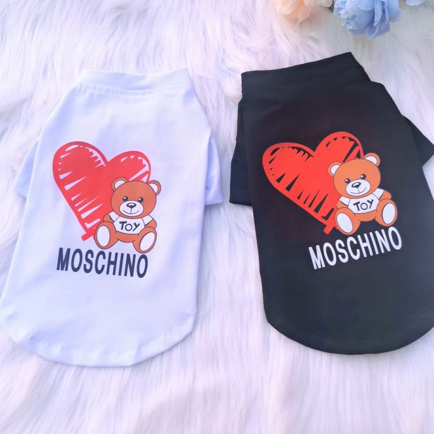 モスキーノ 犬服 クマ MOSCHINO ペットウェア 犬パーカー 可愛い 夏秋