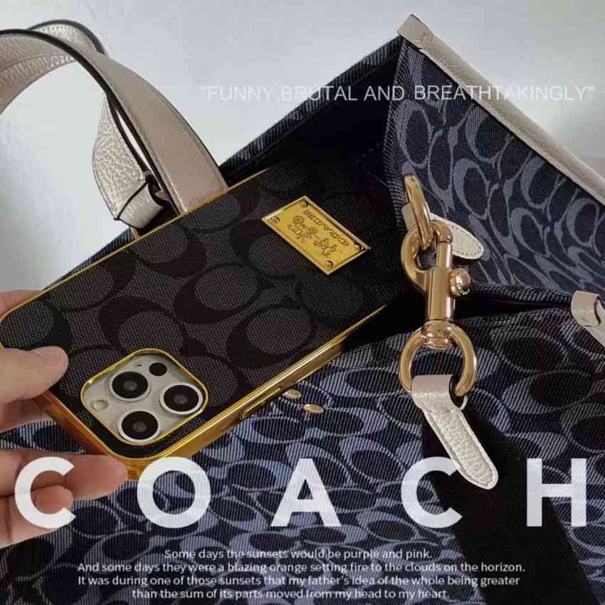 coach アイフォンXR XSかばー 安い