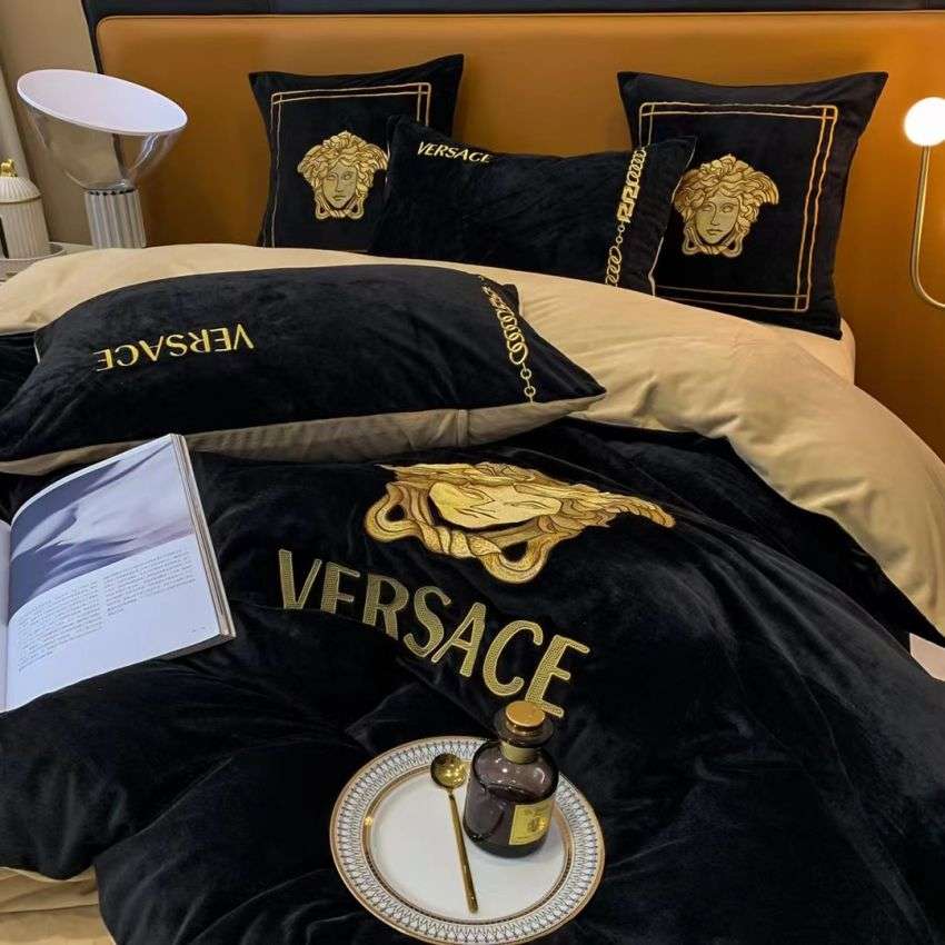 versace ベッドシーツ 静電気防止