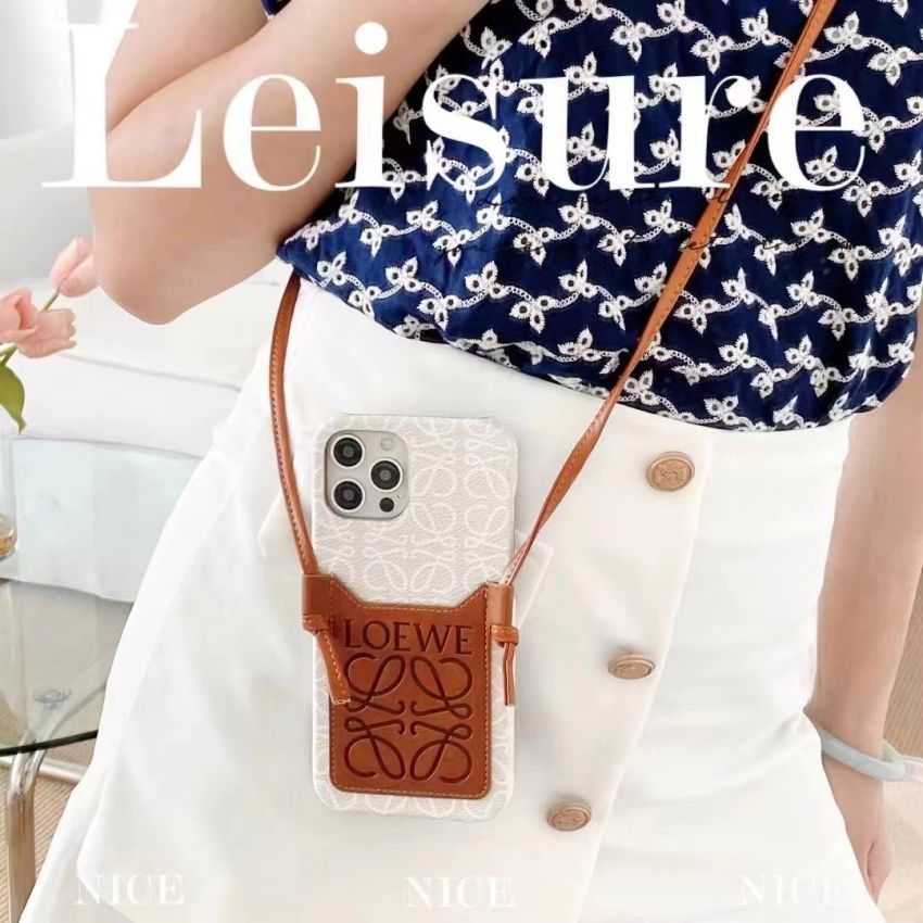 LOEWE iphone14plusカバー ボックスロゴ