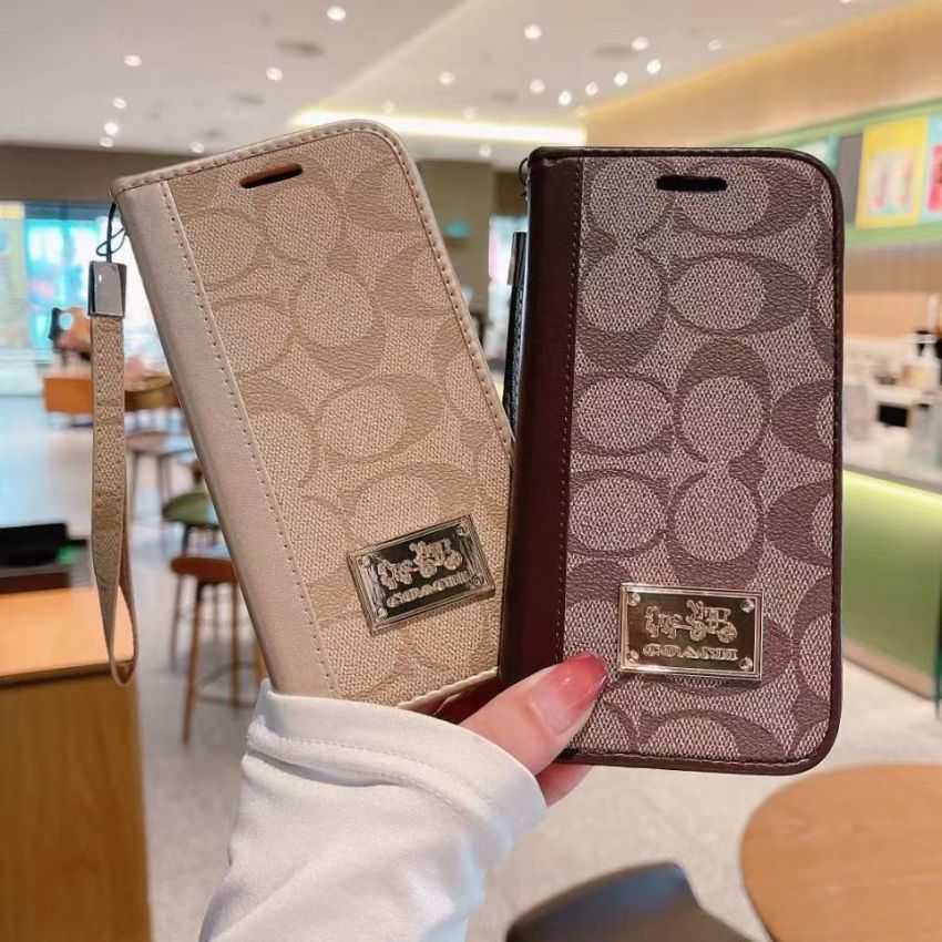 コーチ アイフォン15 14plusケース 手帳型 iphone14promaxかばー Coach