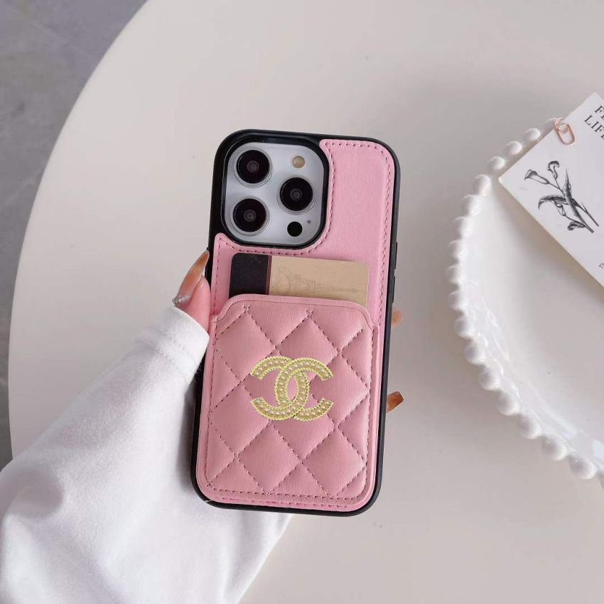 IPHONE13 PROMAXケース カードいれ chanel