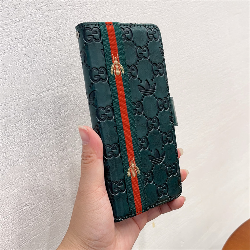 エンボスレザー GUCCI 手帳型 GOOGLE PIXELカバー