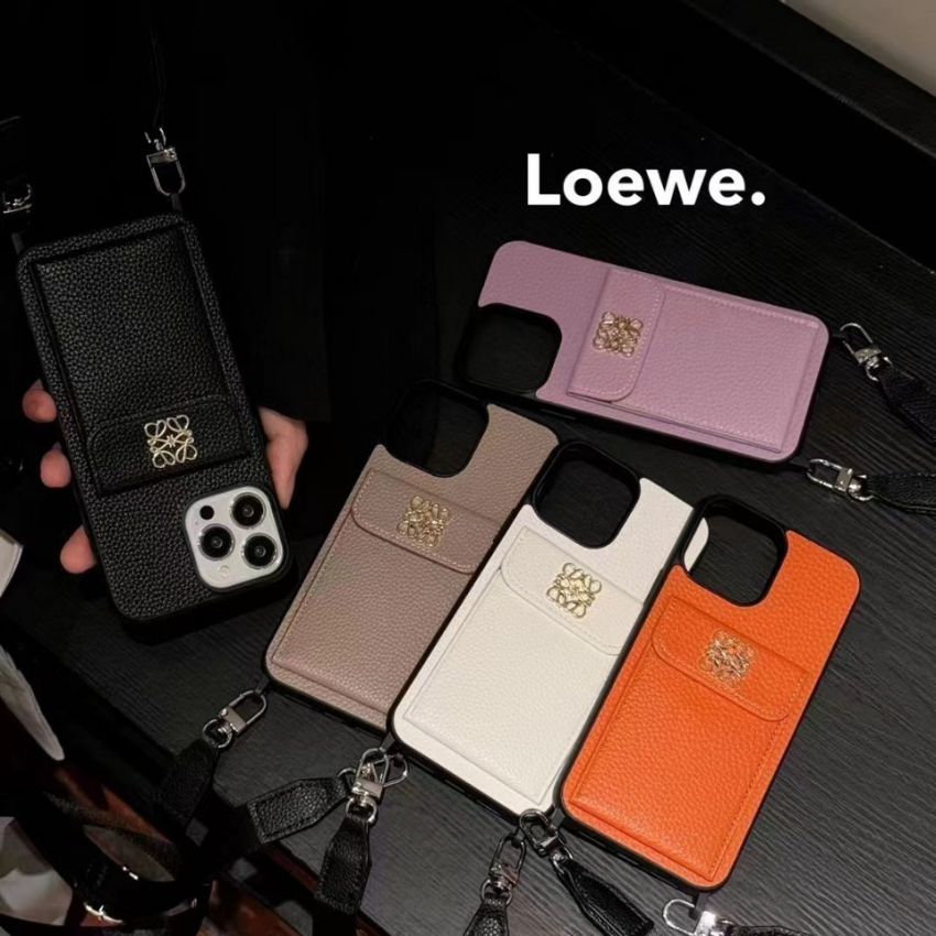 LOEWE iphoneケース 財布付き16