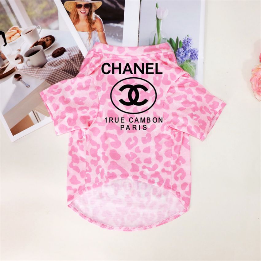 chanel ドッグ洋服 ティーシャツ