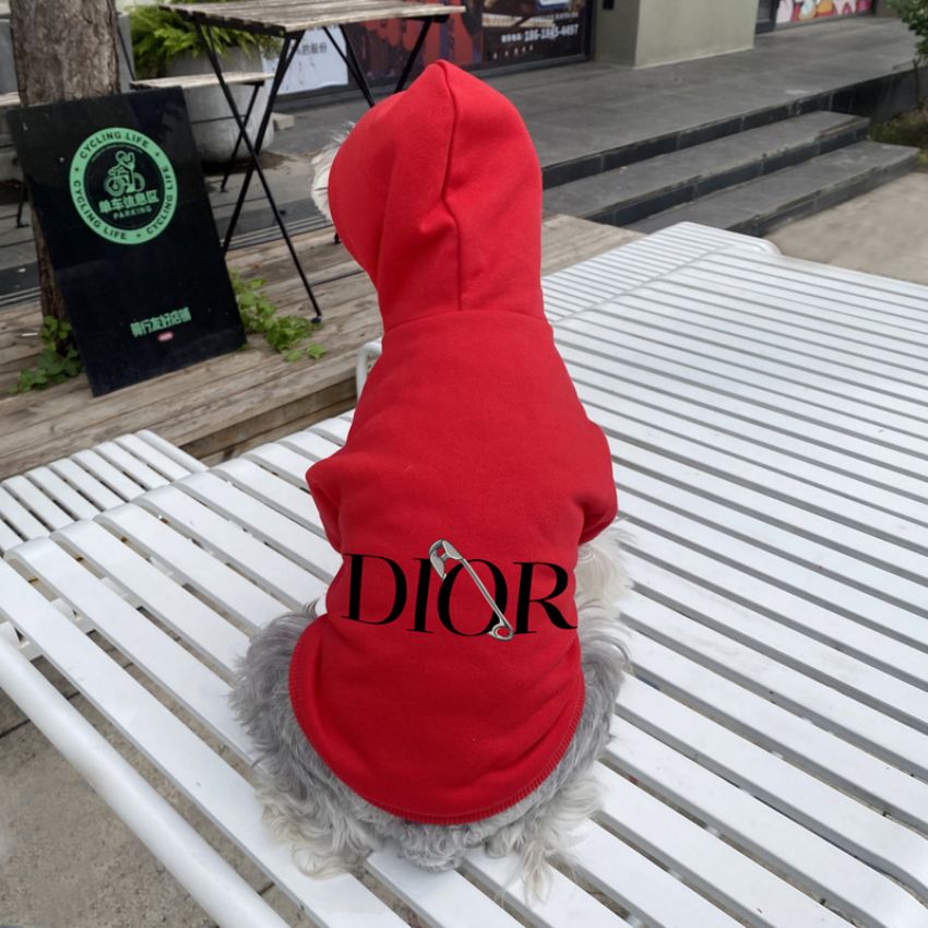 dior 犬洋服 パーカー