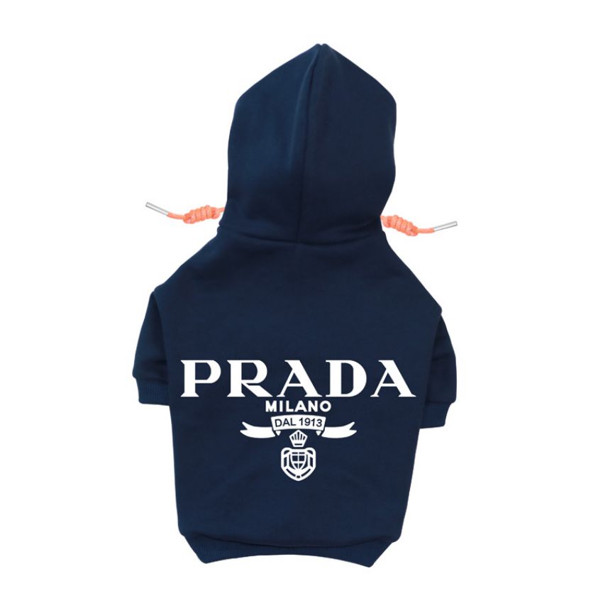 prada ペット服 帽子付きパーカー